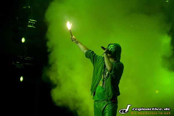 Grün, grün, grün - Fotos: Marsimoto live beim Splash! 2012 